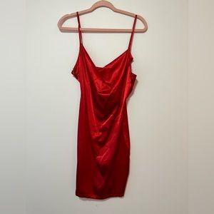 Satin dress- NWOT